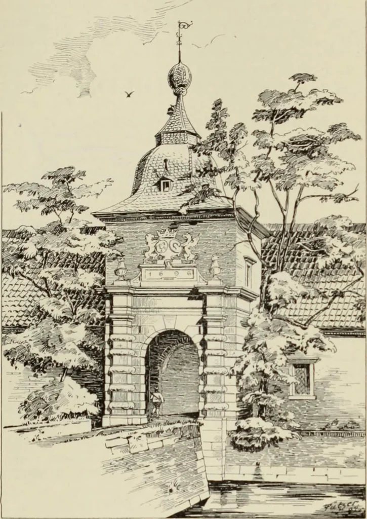 An illustration from Die Kunstdenkmaler der Stadte und Kreise Gladbach und Krefeld, 1896, leaf 133