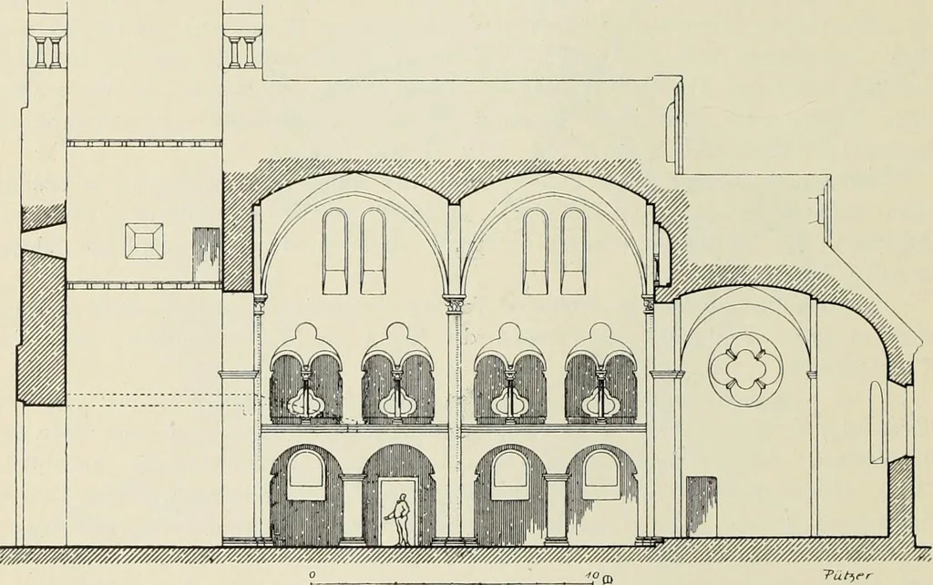 An illustration from Die Kunstdenkmaler der Stadte und Kreise Gladbach und Krefeld, 1896, leaf 136