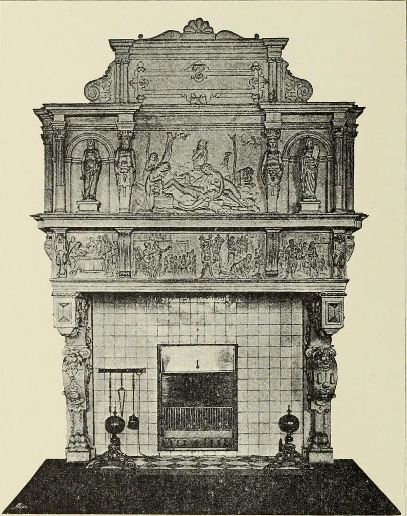 An illustration from Die Kunstdenkmaler der Stadte und Kreise Gladbach und Krefeld, 1896, leaf 148