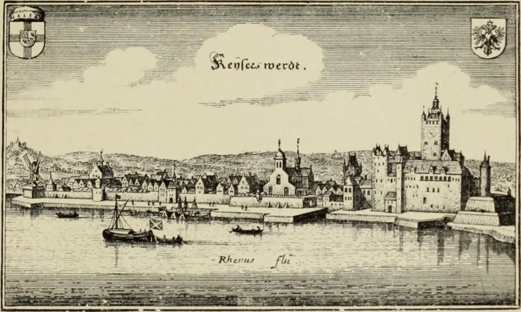 An illustration from Die Kunstdenkmaler der Stadte und Kreise Gladbach und Krefeld, 1896, leaf 153