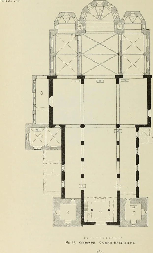 An illustration from Die Kunstdenkmaler der Stadte und Kreise Gladbach und Krefeld, 1896, leaf 158