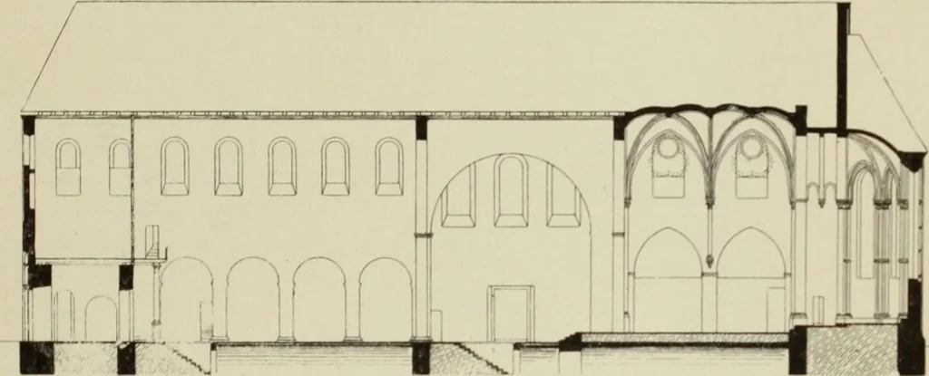 An illustration from Die Kunstdenkmaler der Stadte und Kreise Gladbach und Krefeld, 1896, leaf 159
