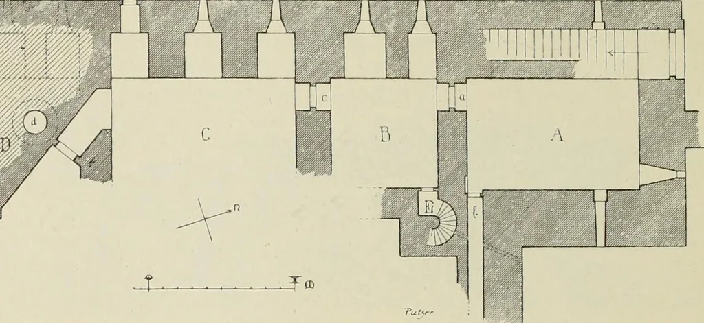 An illustration from Die Kunstdenkmaler der Stadte und Kreise Gladbach und Krefeld, 1896, leaf 168