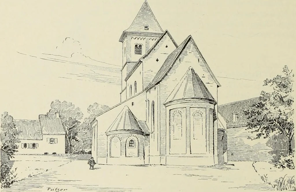 An illustration from Die Kunstdenkmaler der Stadte und Kreise Gladbach und Krefeld, 1896, leaf 172