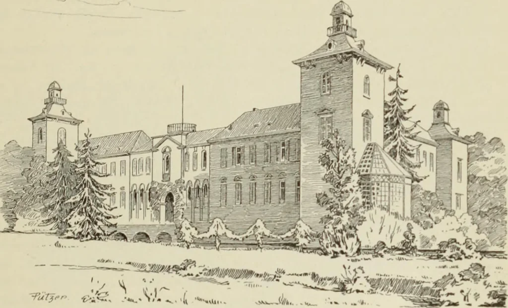 An illustration from Die Kunstdenkmaler der Stadte und Kreise Gladbach und Krefeld, 1896, leaf 173