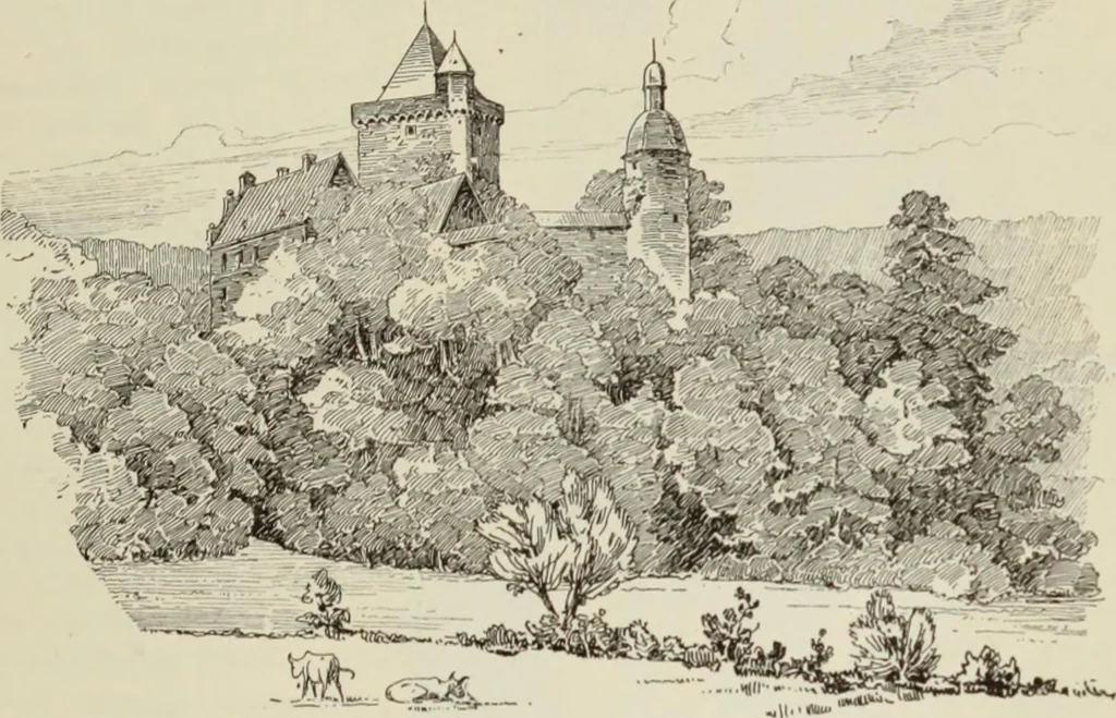 An illustration from Die Kunstdenkmaler der Stadte und Kreise Gladbach und Krefeld, 1896, leaf 175