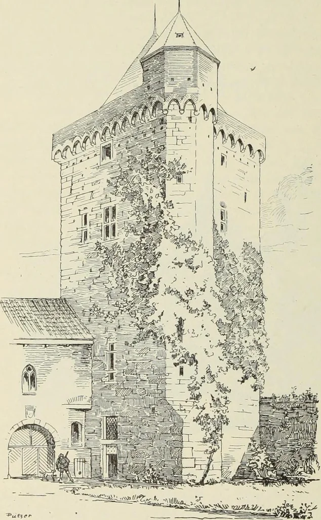 An illustration from Die Kunstdenkmaler der Stadte und Kreise Gladbach und Krefeld, 1896, leaf 176