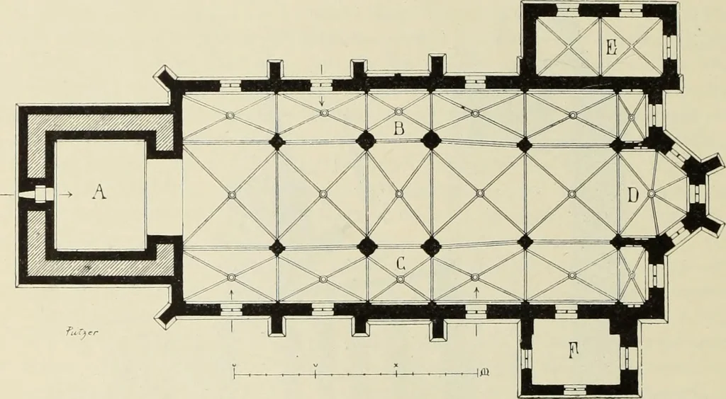 An illustration from Die Kunstdenkmaler der Stadte und Kreise Gladbach und Krefeld, 1896, leaf 184