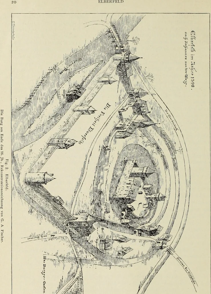 An illustration from Die Kunstdenkmaler der Stadte und Kreise Gladbach und Krefeld, 1896, leaf 226