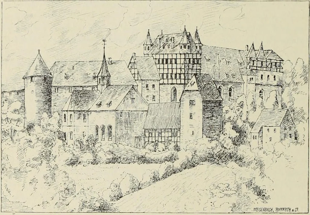 An illustration from Die Kunstdenkmaler der Stadte und Kreise Gladbach und Krefeld, 1896, leaf 242