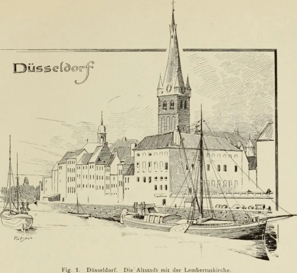 An illustration from Die Kunstdenkmaler der Stadte und Kreise Gladbach und Krefeld, 1896, leaf 25