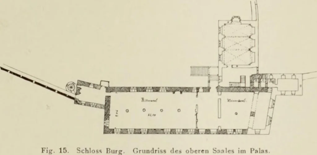 An illustration from Die Kunstdenkmaler der Stadte und Kreise Gladbach und Krefeld, 1896, leaf 253