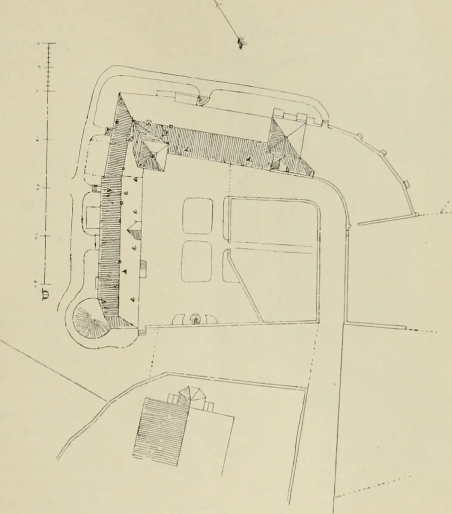 An illustration from Die Kunstdenkmaler der Stadte und Kreise Gladbach und Krefeld, 1896, leaf 261