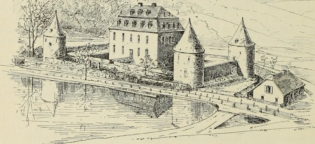 An illustration from Die Kunstdenkmaler der Stadte und Kreise Gladbach und Krefeld, 1896, leaf 280