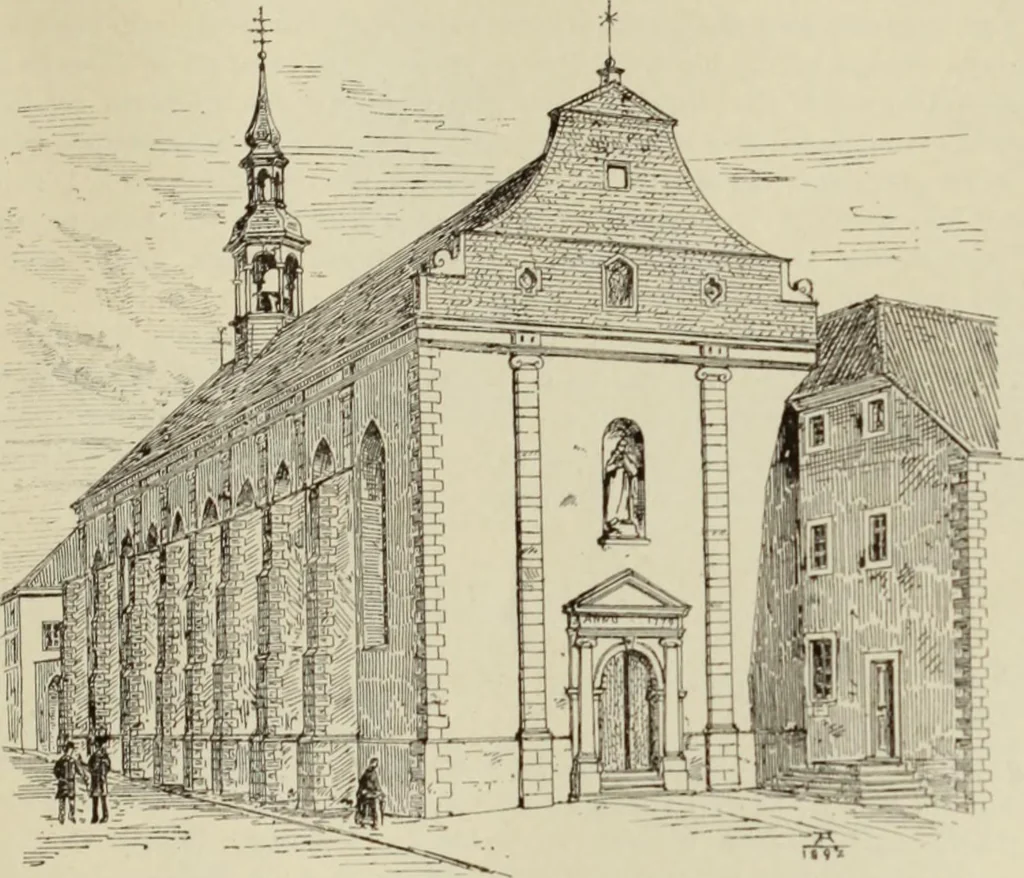 An illustration from Die Kunstdenkmaler der Stadte und Kreise Gladbach und Krefeld, 1896, leaf 293