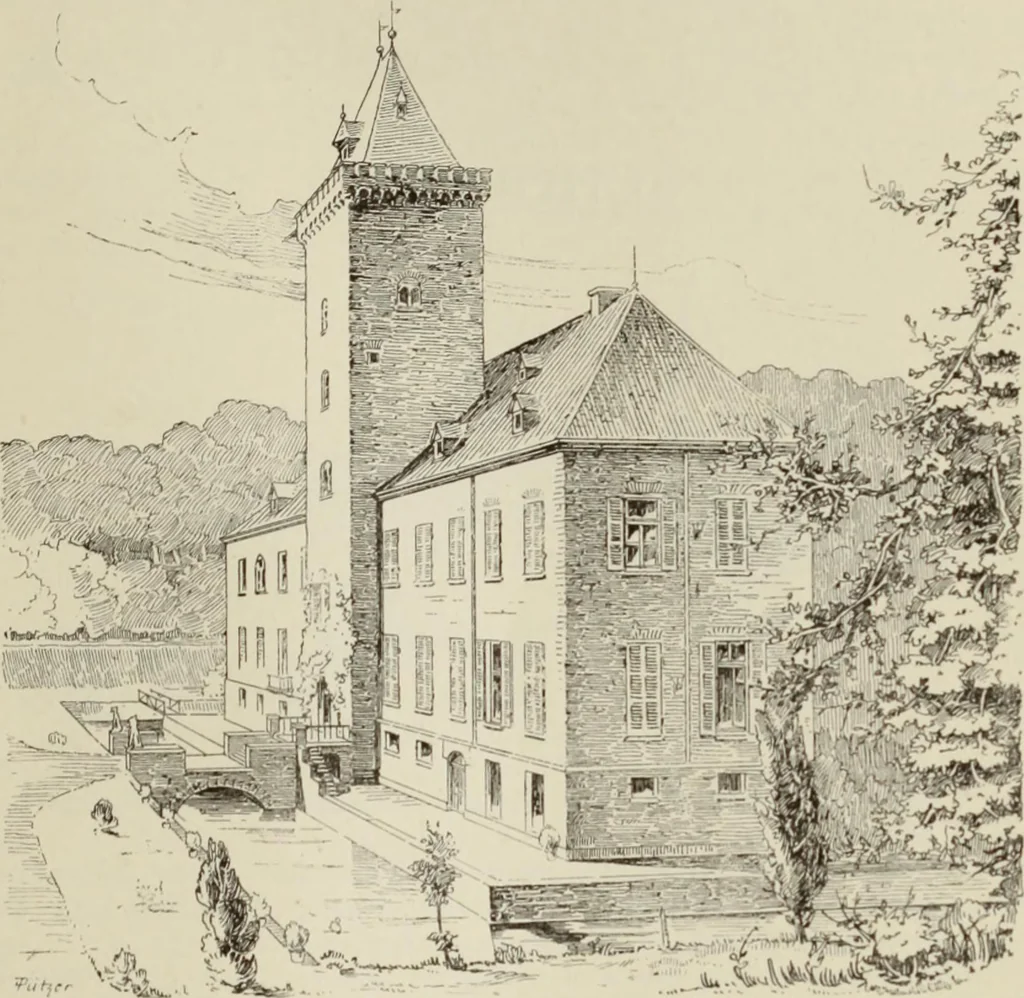 An illustration from Die Kunstdenkmaler der Stadte und Kreise Gladbach und Krefeld, 1896, leaf 295