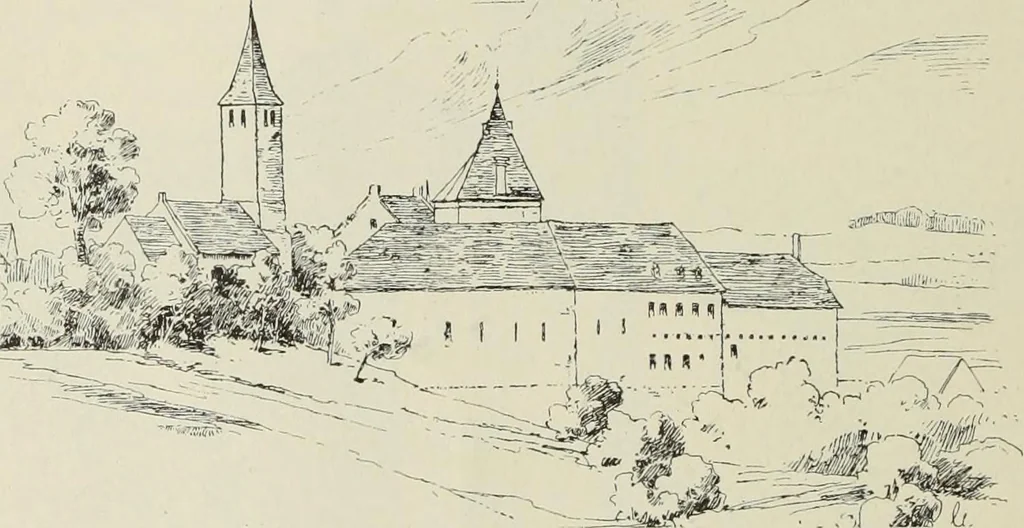An illustration from Die Kunstdenkmaler der Stadte und Kreise Gladbach und Krefeld, 1896, leaf 296