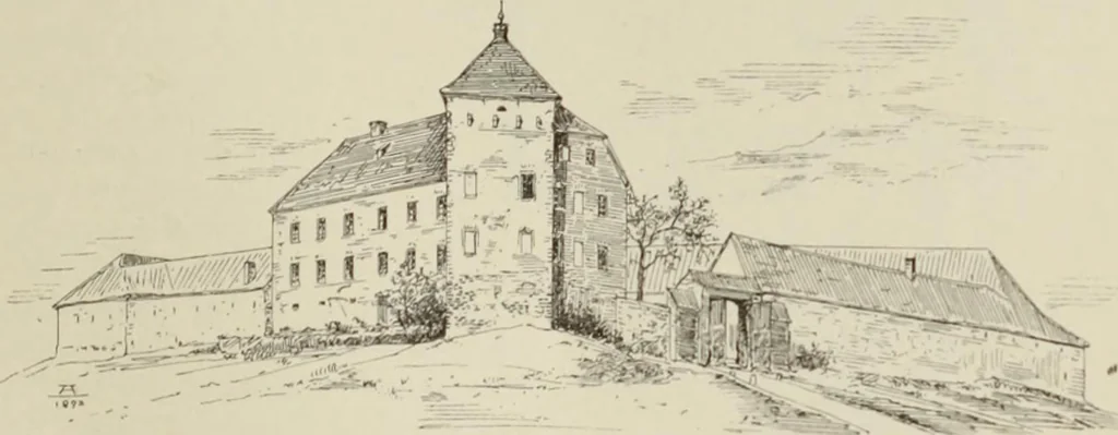 An illustration from Die Kunstdenkmaler der Stadte und Kreise Gladbach und Krefeld, 1896, leaf 303