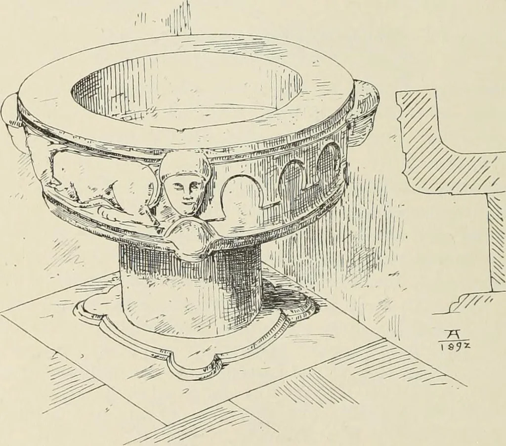 An illustration from Die Kunstdenkmaler der Stadte und Kreise Gladbach und Krefeld, 1896, leaf 304