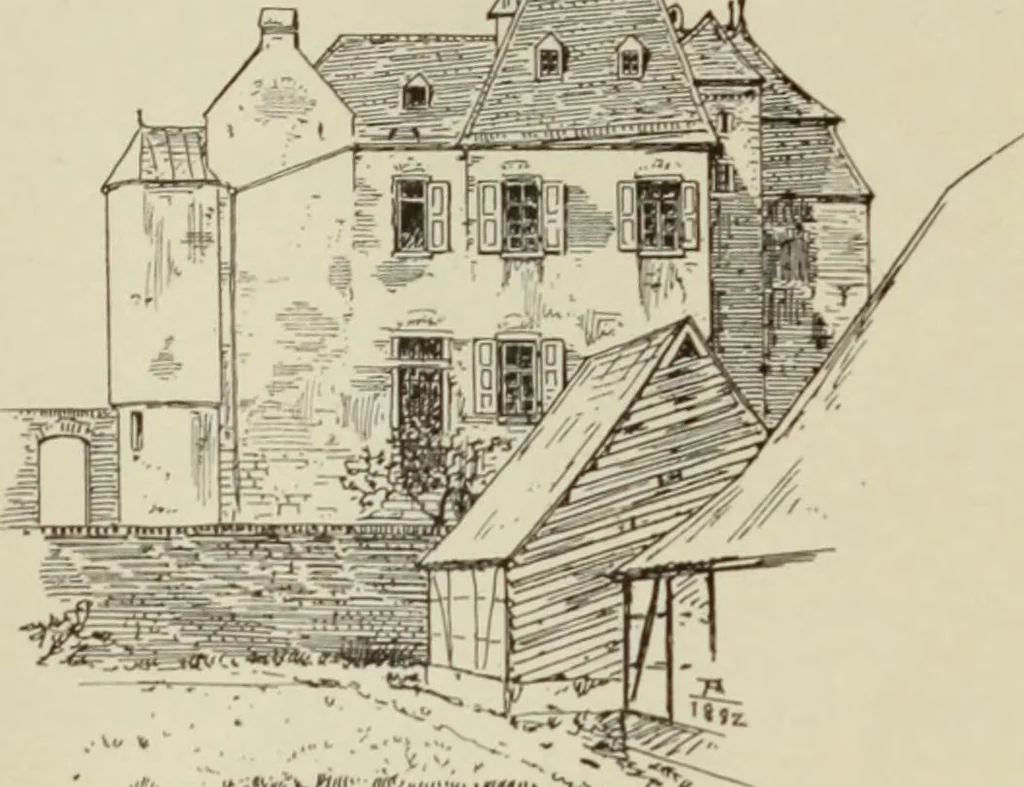 An illustration from Die Kunstdenkmaler der Stadte und Kreise Gladbach und Krefeld, 1896, leaf 331