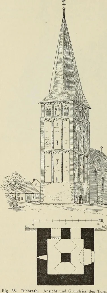 An illustration from Die Kunstdenkmaler der Stadte und Kreise Gladbach und Krefeld, 1896, leaf 332