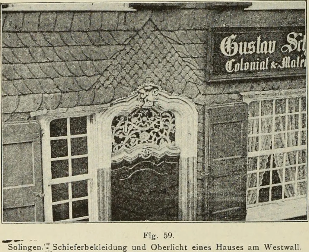 An illustration from Die Kunstdenkmaler der Stadte und Kreise Gladbach und Krefeld, 1896, leaf 338