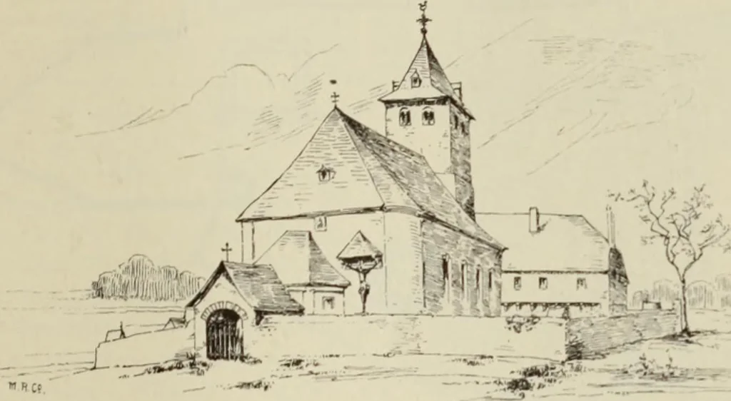 An illustration from Die Kunstdenkmaler der Stadte und Kreise Gladbach und Krefeld, 1896, leaf 341