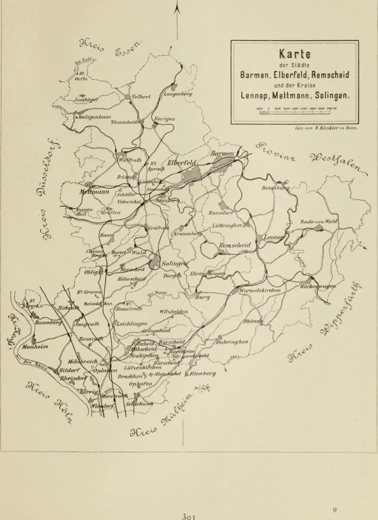 An illustration from Die Kunstdenkmaler der Stadte und Kreise Gladbach und Krefeld, 1896, leaf 347