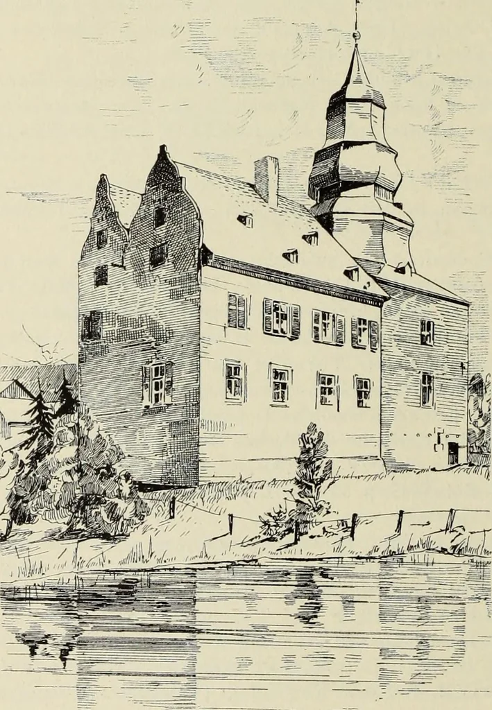 An illustration from Die Kunstdenkmaler der Stadte und Kreise Gladbach und Krefeld, 1896, leaf 372