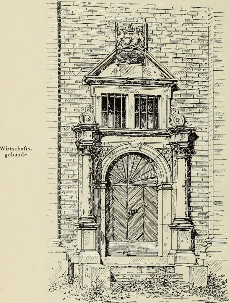An illustration from Die Kunstdenkmaler der Stadte und Kreise Gladbach und Krefeld, 1896, leaf 374
