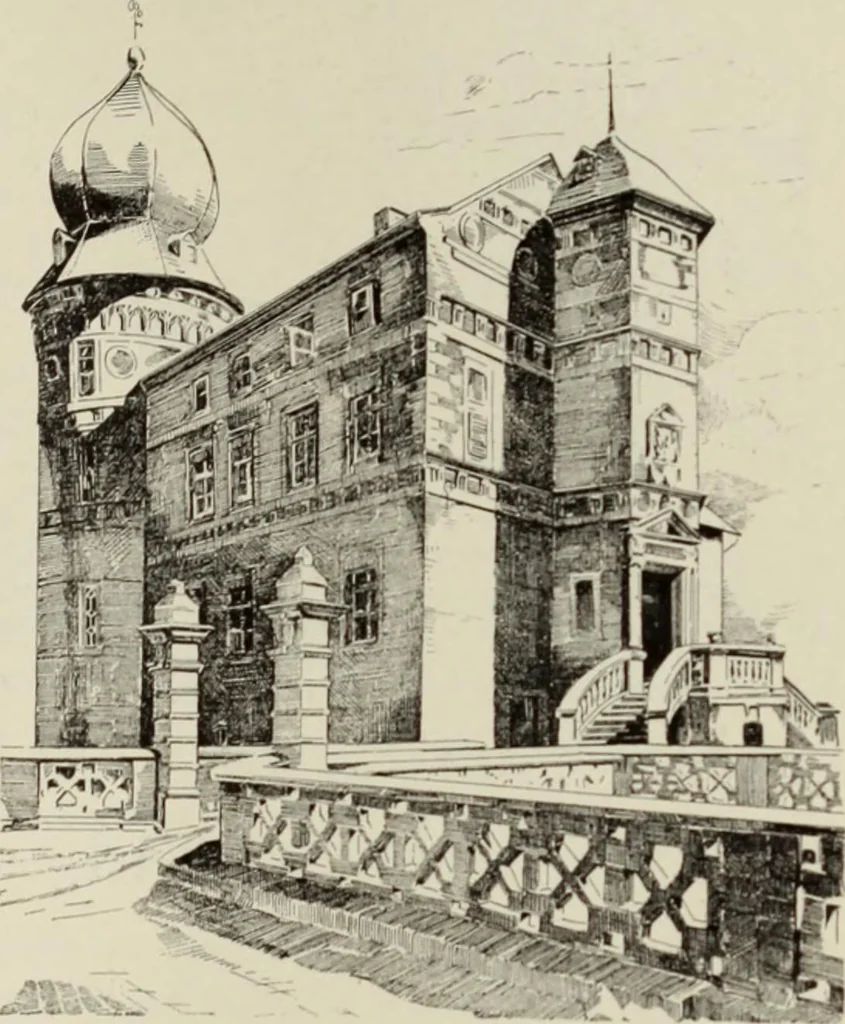 An illustration from Die Kunstdenkmaler der Stadte und Kreise Gladbach und Krefeld, 1896, leaf 375