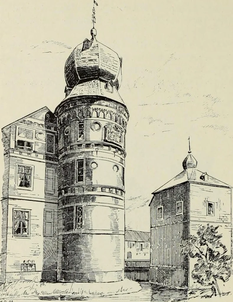 An illustration from Die Kunstdenkmaler der Stadte und Kreise Gladbach und Krefeld, 1896, leaf 376