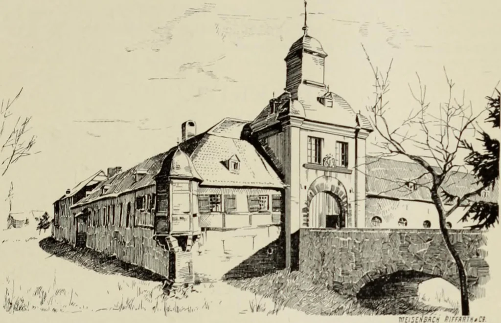 An illustration from Die Kunstdenkmaler der Stadte und Kreise Gladbach und Krefeld, 1896, leaf 381
