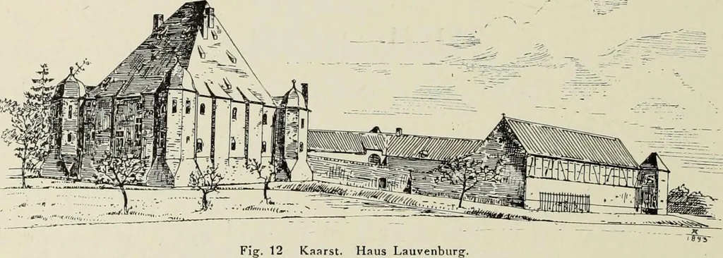 An illustration from Die Kunstdenkmaler der Stadte und Kreise Gladbach und Krefeld, 1896, leaf 384