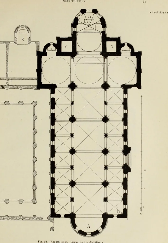 An illustration from Die Kunstdenkmaler der Stadte und Kreise Gladbach und Krefeld, 1896, leaf 389
