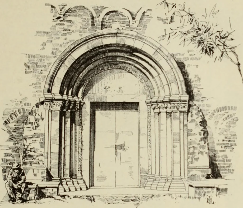 An illustration from Die Kunstdenkmaler der Stadte und Kreise Gladbach und Krefeld, 1896, leaf 391