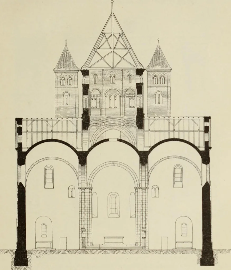 An illustration from Die Kunstdenkmaler der Stadte und Kreise Gladbach und Krefeld, 1896, leaf 393