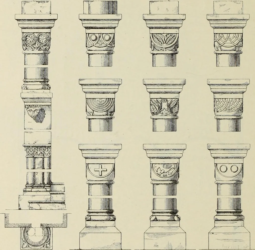 An illustration from Die Kunstdenkmaler der Stadte und Kreise Gladbach und Krefeld, 1896, leaf 394