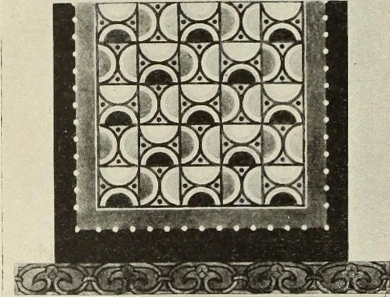 An illustration from Die Kunstdenkmaler der Stadte und Kreise Gladbach und Krefeld, 1896, leaf 398
