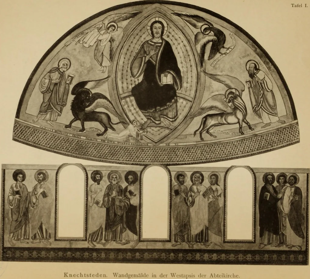 An illustration from Die Kunstdenkmaler der Stadte und Kreise Gladbach und Krefeld, 1896, leaf 399