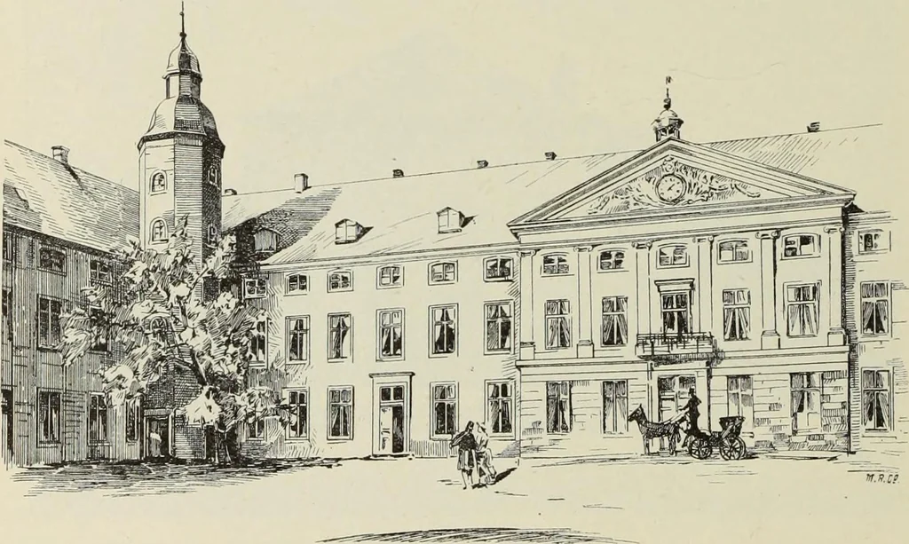 An illustration from Die Kunstdenkmaler der Stadte und Kreise Gladbach und Krefeld, 1896, leaf 406