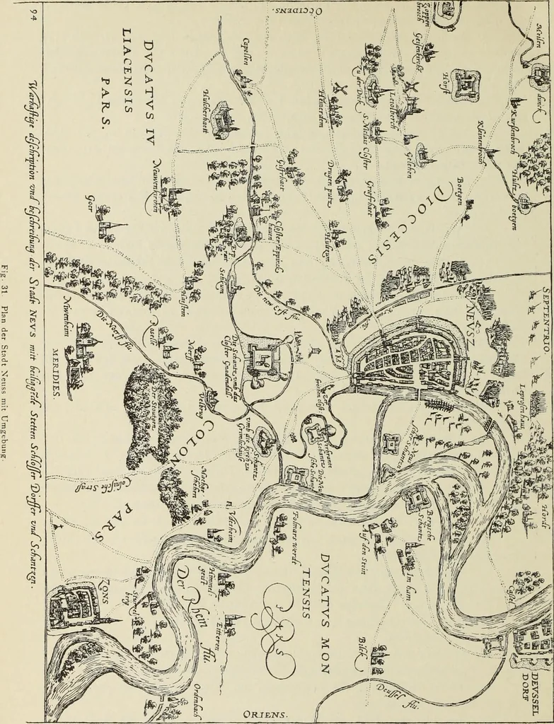 An illustration from Die Kunstdenkmaler der Stadte und Kreise Gladbach und Krefeld, 1896, leaf 416