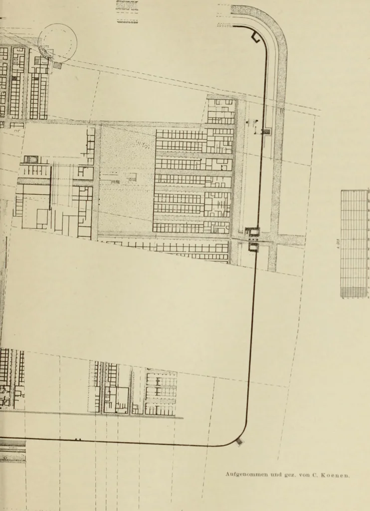 An illustration from Die Kunstdenkmaler der Stadte und Kreise Gladbach und Krefeld, 1896, leaf 423
