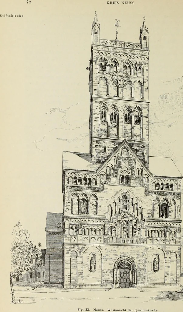 An illustration from Die Kunstdenkmaler der Stadte und Kreise Gladbach und Krefeld, 1896, leaf 440