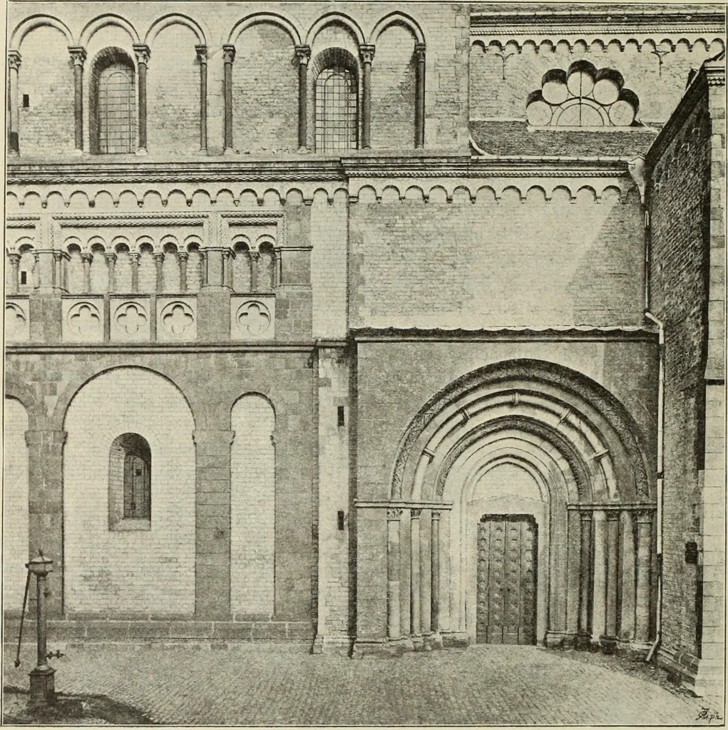 An illustration from Die Kunstdenkmaler der Stadte und Kreise Gladbach und Krefeld, 1896, leaf 442