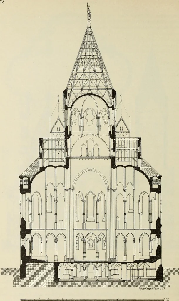 An illustration from Die Kunstdenkmaler der Stadte und Kreise Gladbach und Krefeld, 1896, leaf 448