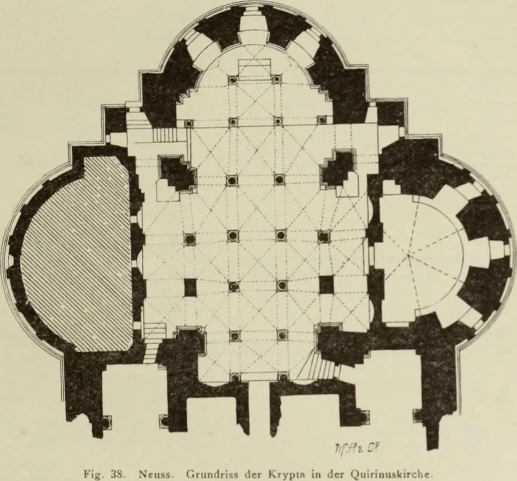 An illustration from Die Kunstdenkmaler der Stadte und Kreise Gladbach und Krefeld, 1896, leaf 449