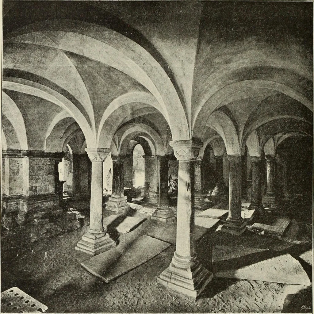 An illustration from Die Kunstdenkmaler der Stadte und Kreise Gladbach und Krefeld, 1896, leaf 454