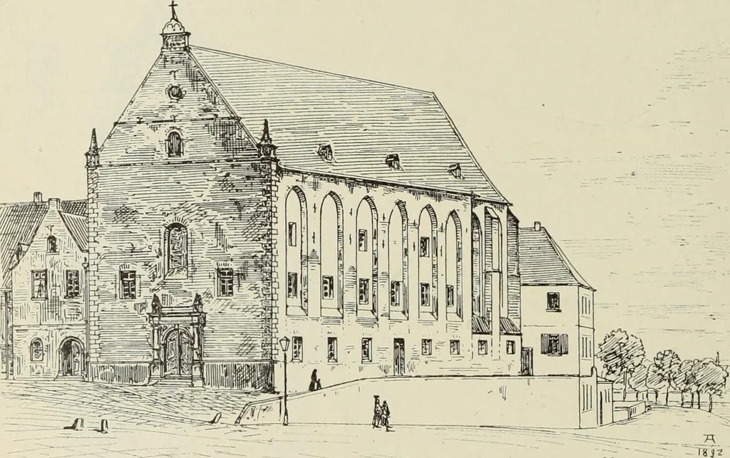An illustration from Die Kunstdenkmaler der Stadte und Kreise Gladbach und Krefeld, 1896, leaf 460