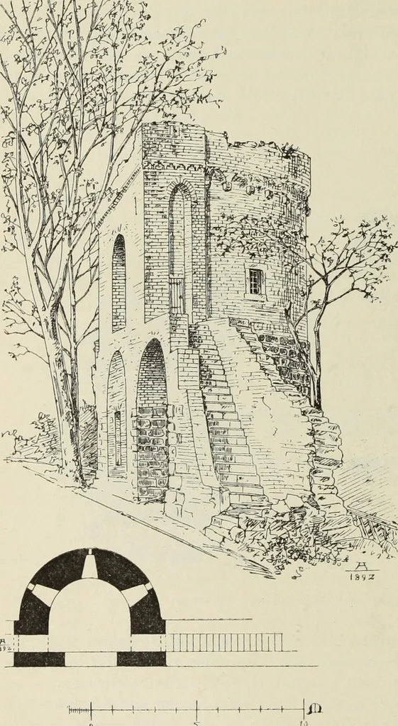An illustration from Die Kunstdenkmaler der Stadte und Kreise Gladbach und Krefeld, 1896, leaf 464